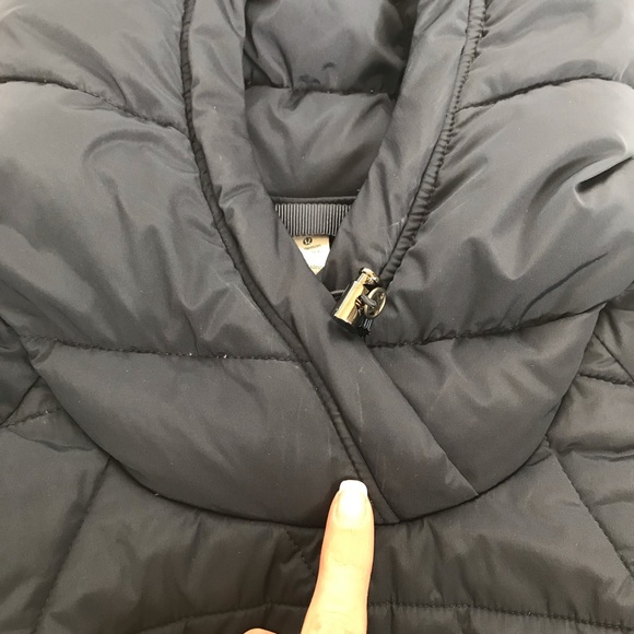 Lululemon Fluffed Up Pullover Hooded Jacket Blue Goose Down - Picture 9 of 13